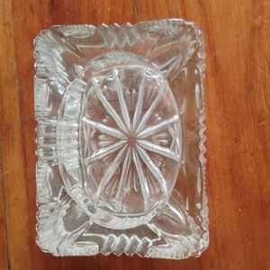 🚬  CRYSTAL ASHTRAY Vintage  EPLVC